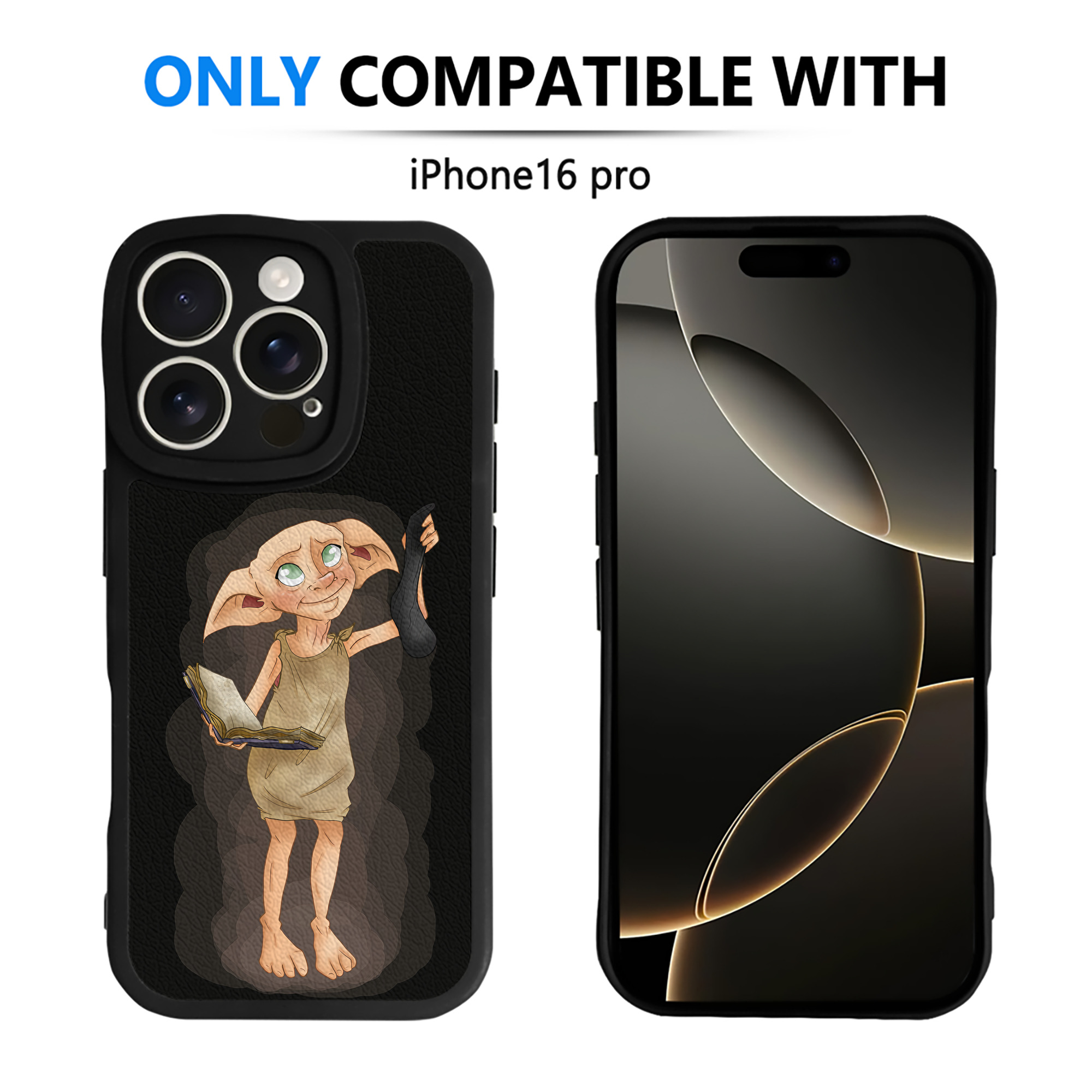 （画像用） Harry Potter ハリー・ポッターシリーズ 【iPhone 16シリーズ対応】シリコンスマホケース（レザー調） 材質：シリコン